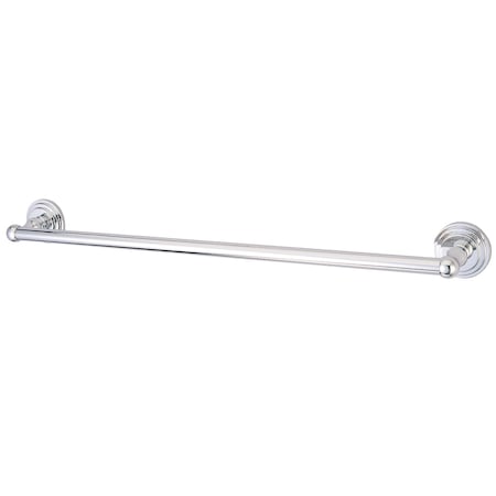 Kingston Brass Milano 24" Towel Bar, Polished Chrome BA2711C